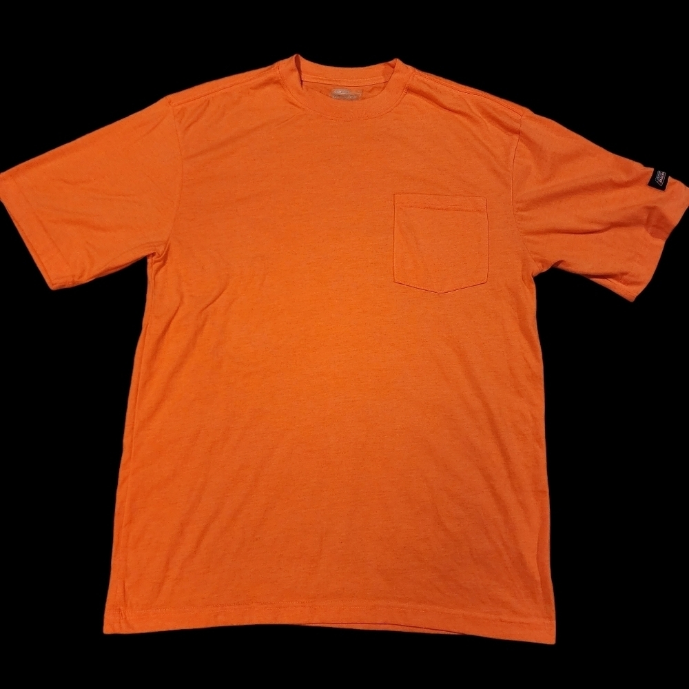 Dickies Men's Short Sleeve T-Shirt Size Medium Orange